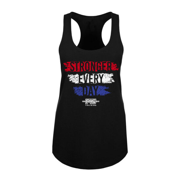 STRONGER EVERY DAY - WOMEN'S FITTED TANK TOP - $HJESN4$ Thumbnail